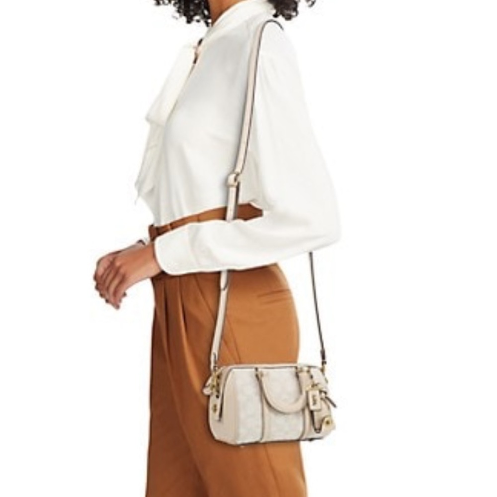 ISO IN SEARCH OF! Coach Mini Ruby Satchel 18 - Picture 3 of 3